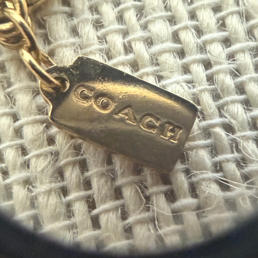 COACH Signature Chain Link Choker Necklace - Picture 7 of 11